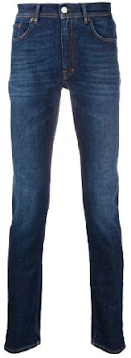 Acne Studios SS21 Stretch Slim Fit Denim Jeans Blue. B00160-838D Order Acne Studios SS21 Stretch Slim Fit Denim Jeans Blue. B00160-838D