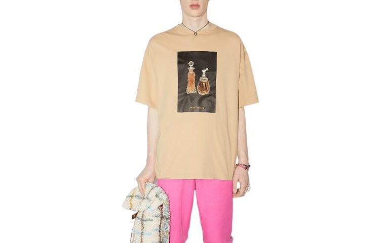 Acne Studios SS22  Beige Perfume Print Crewneck T-Shirt BL0320-AE3 圖 2