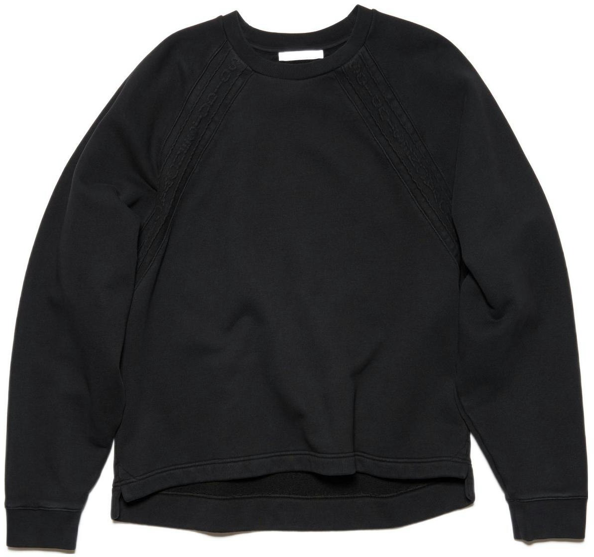 acne-studios-ss-22-black-solid-color-long-sleeve-sweatshirt-bi-0170-900