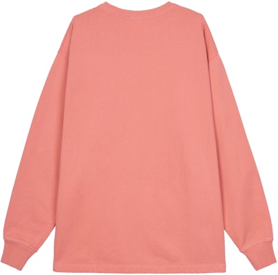 Acne Studios SS22 Logo Printed Pullover Sweatshirt Pink Orange. BI0138-AD2 Lookbook Acne Studios SS22 Logo Printed Pullover Sweatshirt Pink Orange. BI0138-AD2