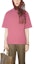 Buy 아크네 스튜디오 SS22 핑크 로고 프린트 반팔 크루넥 티셔츠. BL0278-ACX