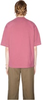 아크네 스튜디오 SS22 핑크 로고 프린트 반팔 크루넥 티셔츠. BL0278-ACX Purchase 아크네 스튜디오 SS22 핑크 로고 프린트 반팔 크루넥 티셔츠. BL0278-ACX