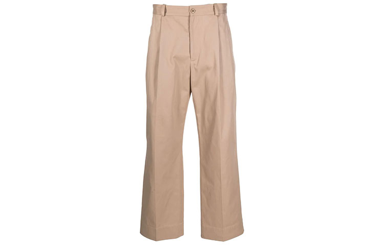 Acne Studios SS22  Straight-Leg Casual Pants Khaki. BK0462-AEK