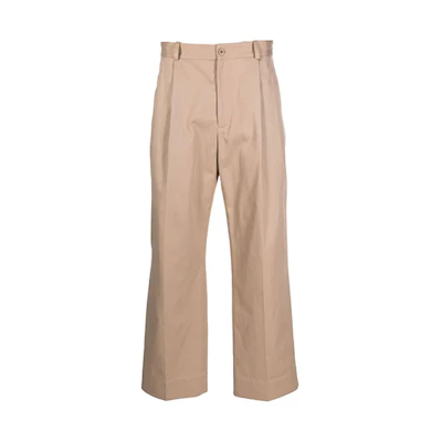 Acne Studios SS22 Straight-Leg Casual Pants Khaki. BK0462-AEK