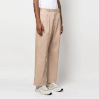 Details for Acne Studios SS22 直筒休閒長褲 卡其色。 BK0462-AEK