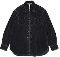 Acne Studios SS22 Vintage Long Sleeve Button-Up Shirt Black. BB0463-900 Acne Studios SS22 Vintage Long Sleeve Button-Up Shirt Black. BB0463-900