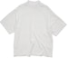 Order Acne Studios SS22 Camiseta Blanca Ajustada Cuello Alto Manga Corta Loose Fit BL0328-AEH