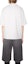 Shop Acne Studios SS22 Camiseta Blanca Ajustada Cuello Alto Manga Corta Loose Fit BL0328-AEH