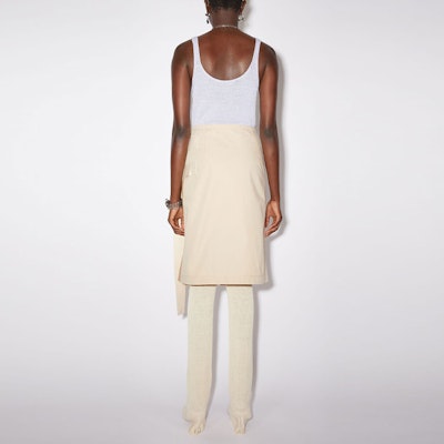 Acne Studios SS22 Asymmetric Colorblock A-Line Skirt Khaki AF0251-AGU Purchase Acne Studios SS22 Asymmetric Colorblock A-Line Skirt Khaki AF0251-AGU