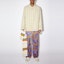 Lookbook Kemeja Lengan Panjang Unisex Acne Studios SS22 Motif Kotak Beige. C90105-AS8