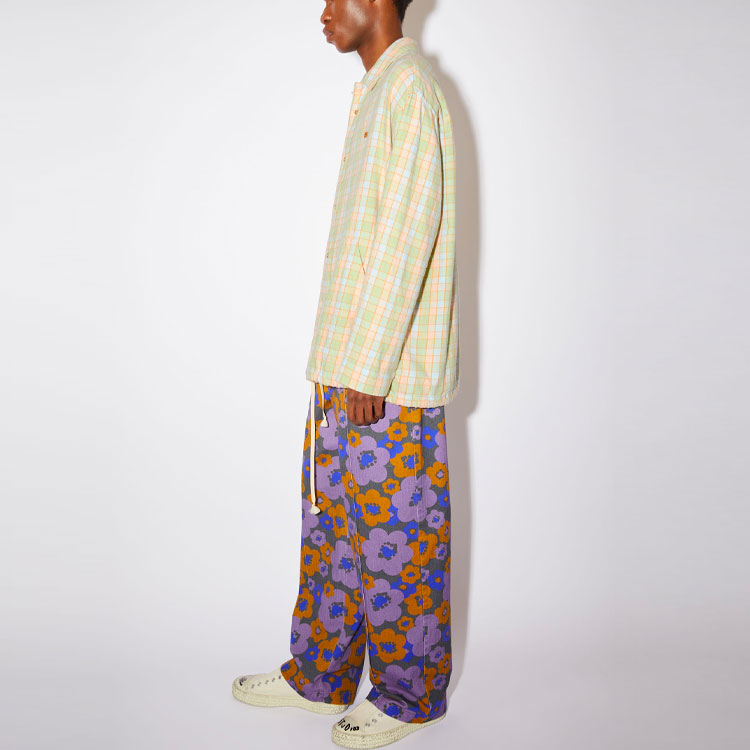 Purchase Kemeja Lengan Panjang Unisex Acne Studios SS22 Motif Kotak Beige. C90105-AS8