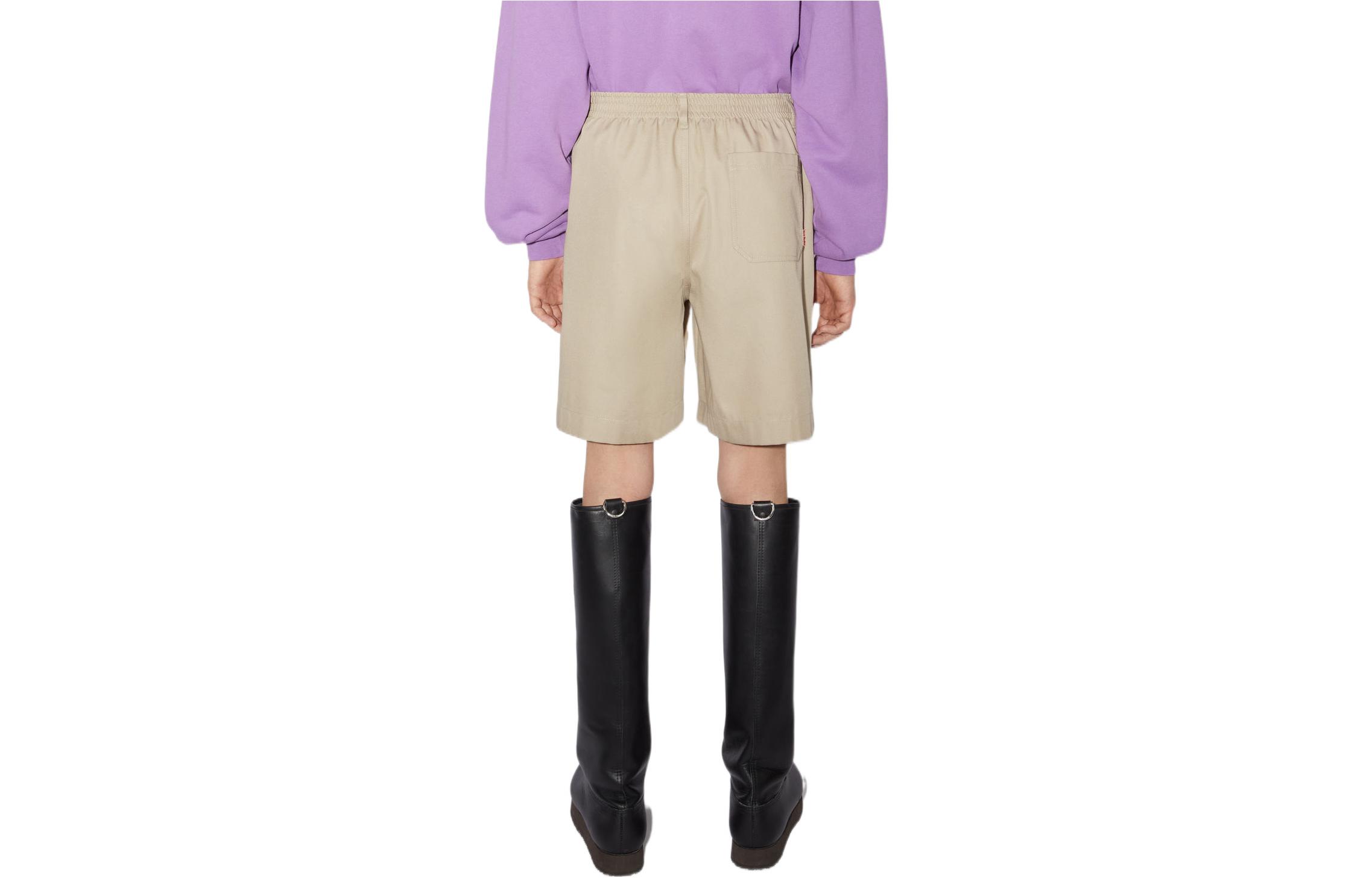 Lookbook Acne Studios SS22 Beige Loose-Fit Straight-Leg Shorts BE0081-AE5