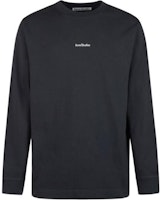 Acne Studios SS22 Black Logo Print Long Sleeve Crewneck T-Shirt . BL0279-900 Acne Studios SS22 Black Logo Print Long Sleeve Crewneck T-Shirt . BL0279-900