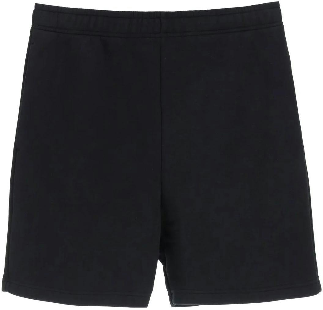 acne-studios-ss-22-black-minimalist-elastic-waist-straight-shorts-for-men-be-0097-900