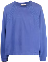 Order Acne Studios SS22 Blue Logo Crewneck Oversized Pullover Sweatshirt for Men BI0170-BCE