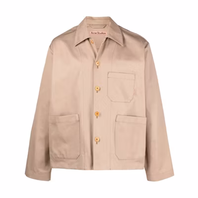 Acne Studios SS22 Brown Solid-Colored Single-Breasted Jacket for Men B90618-AEK044