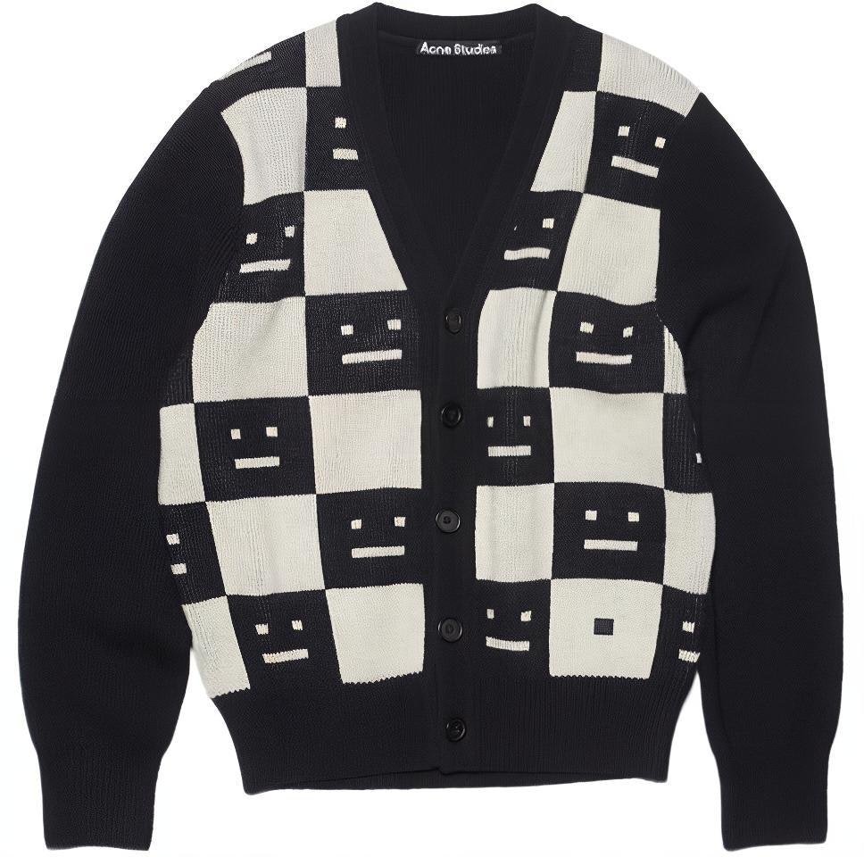 acne-studios-ss-22-face-checkered-wool-v-neck-cardigan-unisex-black-sweater-c60059-cw-8