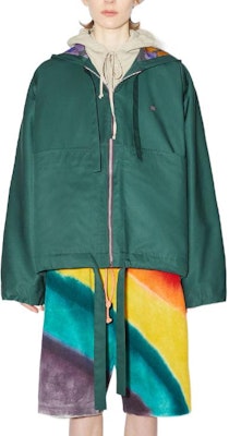 Acne Studios SS22 Face Logo Patch Zip-Up Hoodie Jacket Unisex Green. C90106-AAY Buy Acne Studios SS22 Face Logo Patch Zip-Up Hoodie Jacket Unisex Green. C90106-AAY