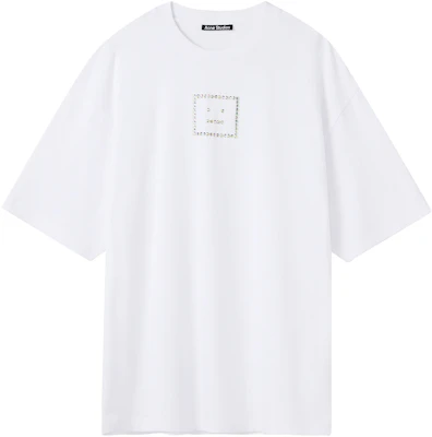Acne Studios SS22 脸标白色男女同款圆领T恤 CL0161-183 Order Acne Studios SS22 脸标白色男女同款圆领T恤 CL0161-183