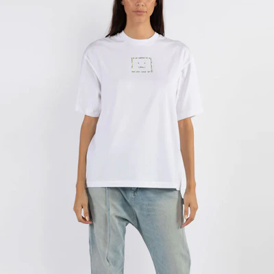 Acne Studios SS22 脸标白色男女同款圆领T恤 CL0161-183 Purchase Acne Studios SS22 脸标白色男女同款圆领T恤 CL0161-183