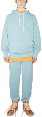 Acne Studios SS22 Face Oversized Blue Hoodie Unisex Pullover Sweatshirt. CI0108-AQH101 Buy Acne Studios SS22 Face Oversized Blue Hoodie Unisex Pullover Sweatshirt. CI0108-AQH101