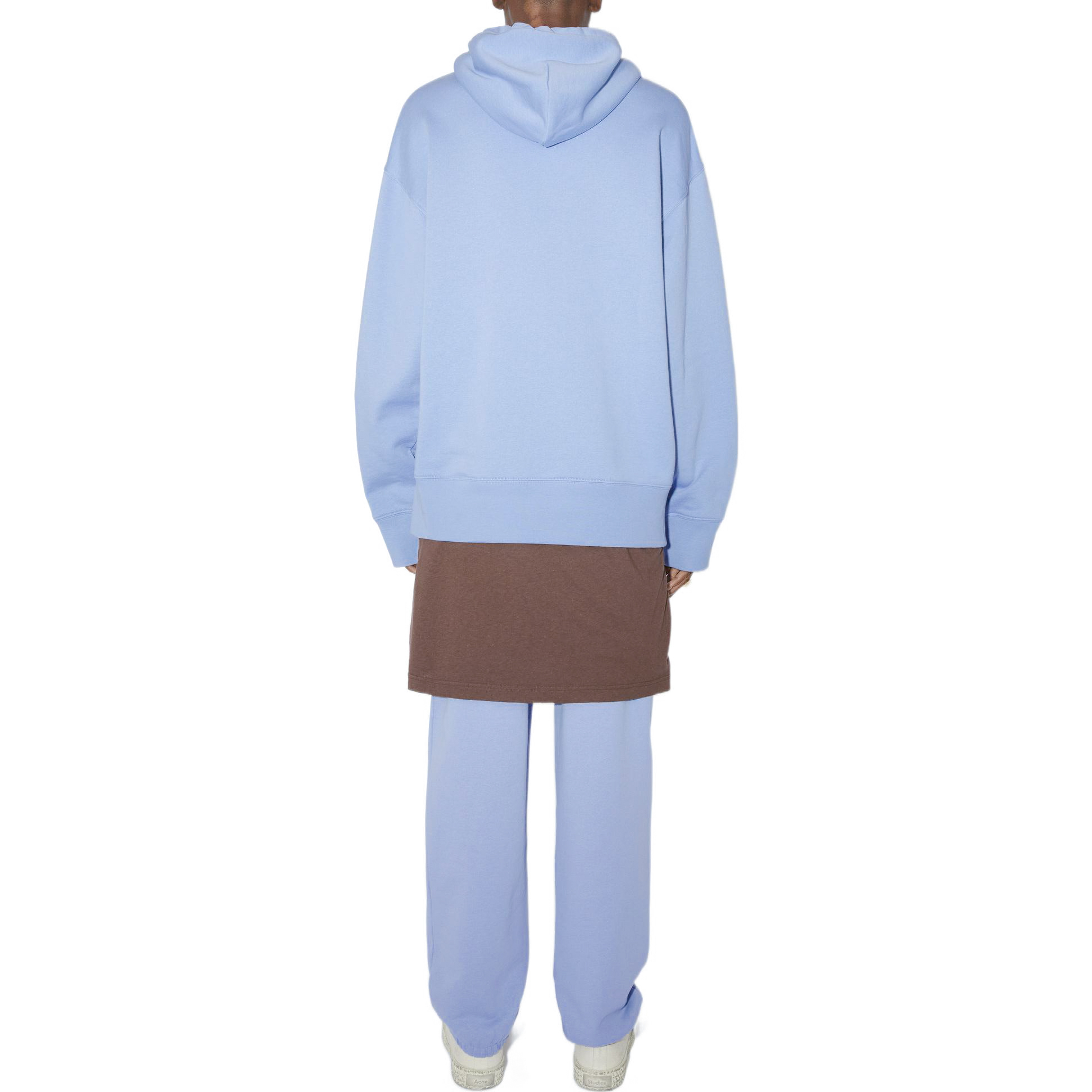 Purchase Acne Studios SS22 Face Oversized Hoodie Unisex Light Purple Sweatshirt. CI0108-CU2