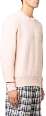 Acne Studios SS22 Face Smile Pink Unisex Pullover Sweatshirt Crewneck CI0114-AD5 Details for Acne Studios SS22 Face Smile Pink Unisex Pullover Sweatshirt Crewneck CI0114-AD5