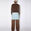 Shop Acne Studios SS22 Face Wool Knit Cardigan Brown Unisex Vintage Style Sweater. C60056-CWM