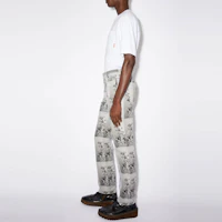 Purchase Acne Studios SS22 圖案印花休閒長褲 男 灰色。 BK0437-902