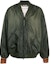 Buy Acne Studios SS22 Green Bomber Jacket with Baseball Collar Zip-Up B90612-AB7