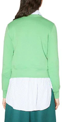 アクネ ストゥディオズ SS22 グリーン フェイスロゴ 長袖 ユニセックス スウェット CI0113-BN1 Lookbook アクネ ストゥディオズ SS22 グリーン フェイスロゴ 長袖 ユニセックス スウェット CI0113-BN1