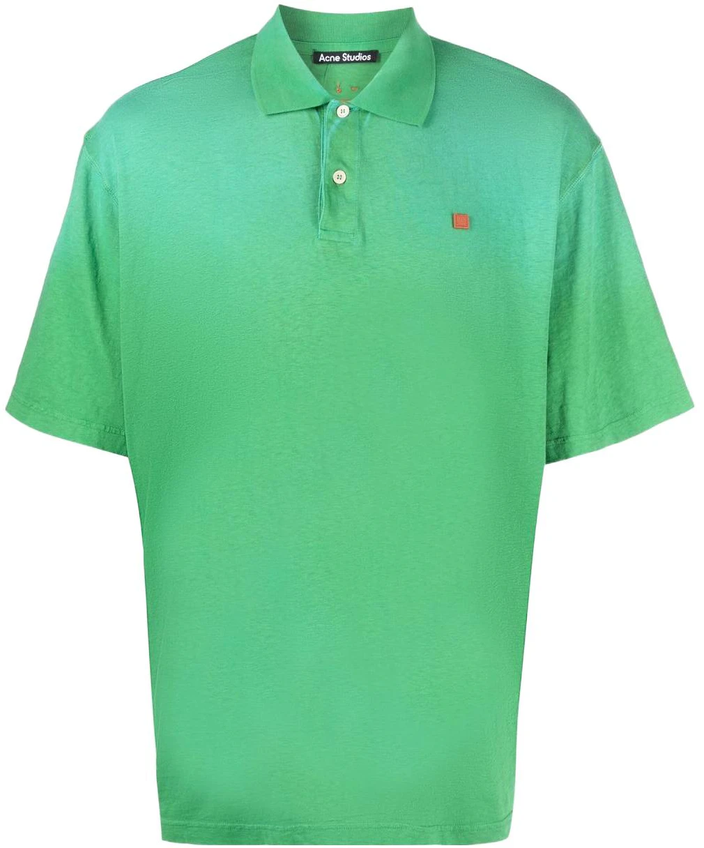 acne-studios-ss-22-green-faded-face-patch-short-sleeve-polo-unisex-cl-0116-ca-4