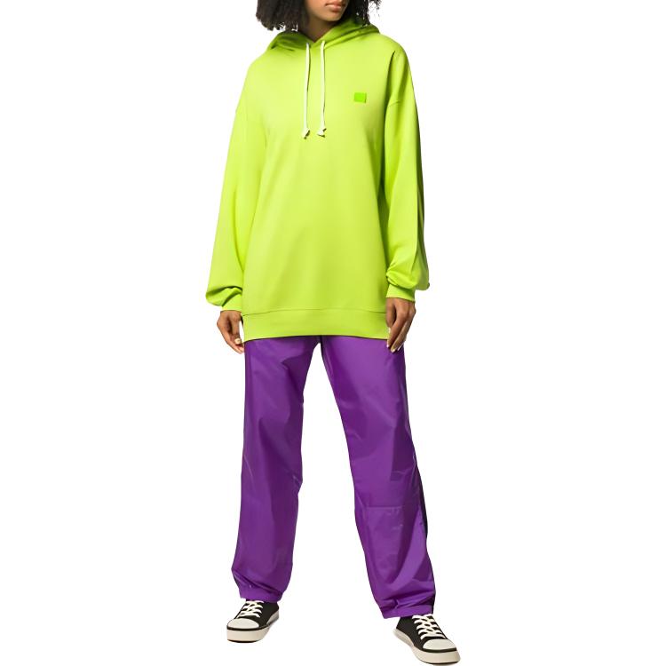 Acne Studios SS22 Green Unisex Sweatshirt with Solid Color and Logo Embroidery. ACNEWK-242 圖 5