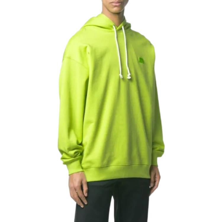 Acne Studios SS22 Green Unisex Sweatshirt with Solid Color and Logo Embroidery. ACNEWK-242 圖 6