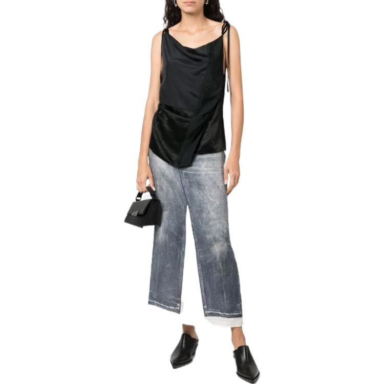 Lookbook Falda Midi Denim Estampada Cintura Alta Acne Studios SS22 Azul AF0302-AAL
