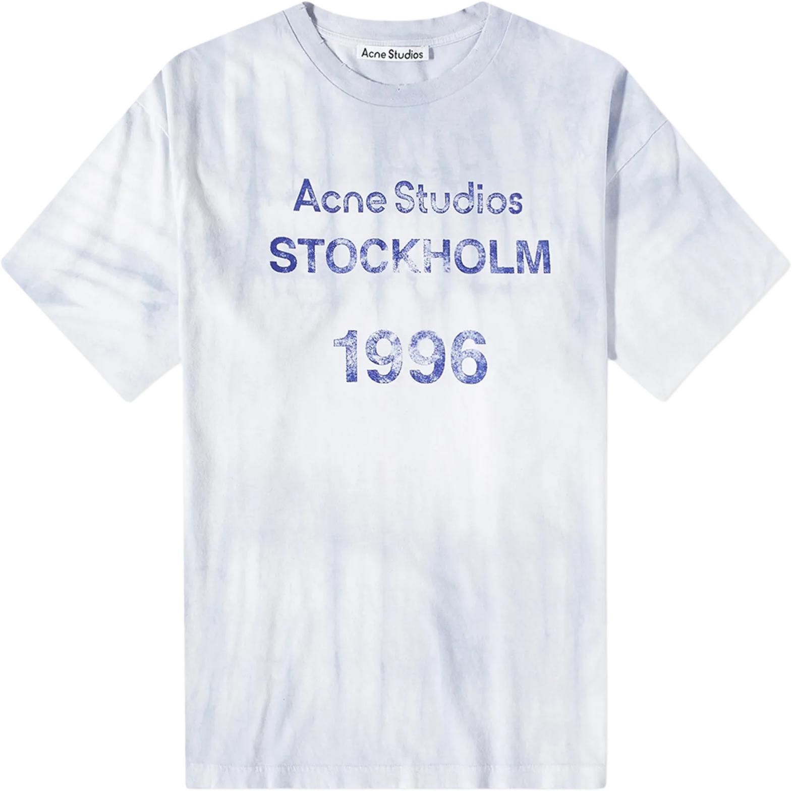 Acne Studios SS22 Logo Graphic Crewneck T-Shirt for Men. BL0319-AAV