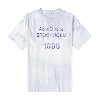 Acne Studios SS22 Logo Graphic Crewneck T-Shirt for Men. BL0319-AAV