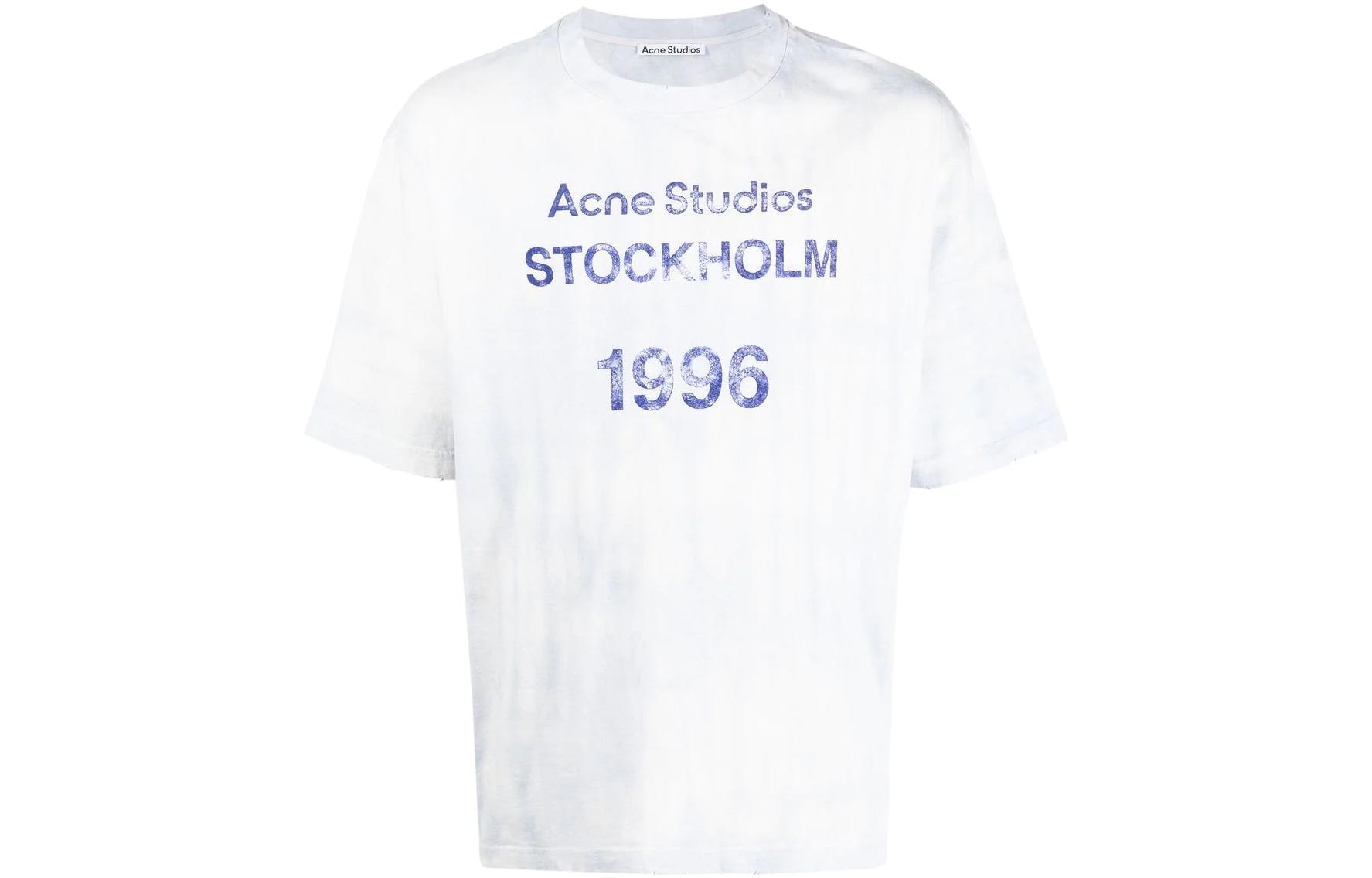 Order Acne Studios 男士 SS22 标志印花圆领 T 恤. BL0319-AAV
