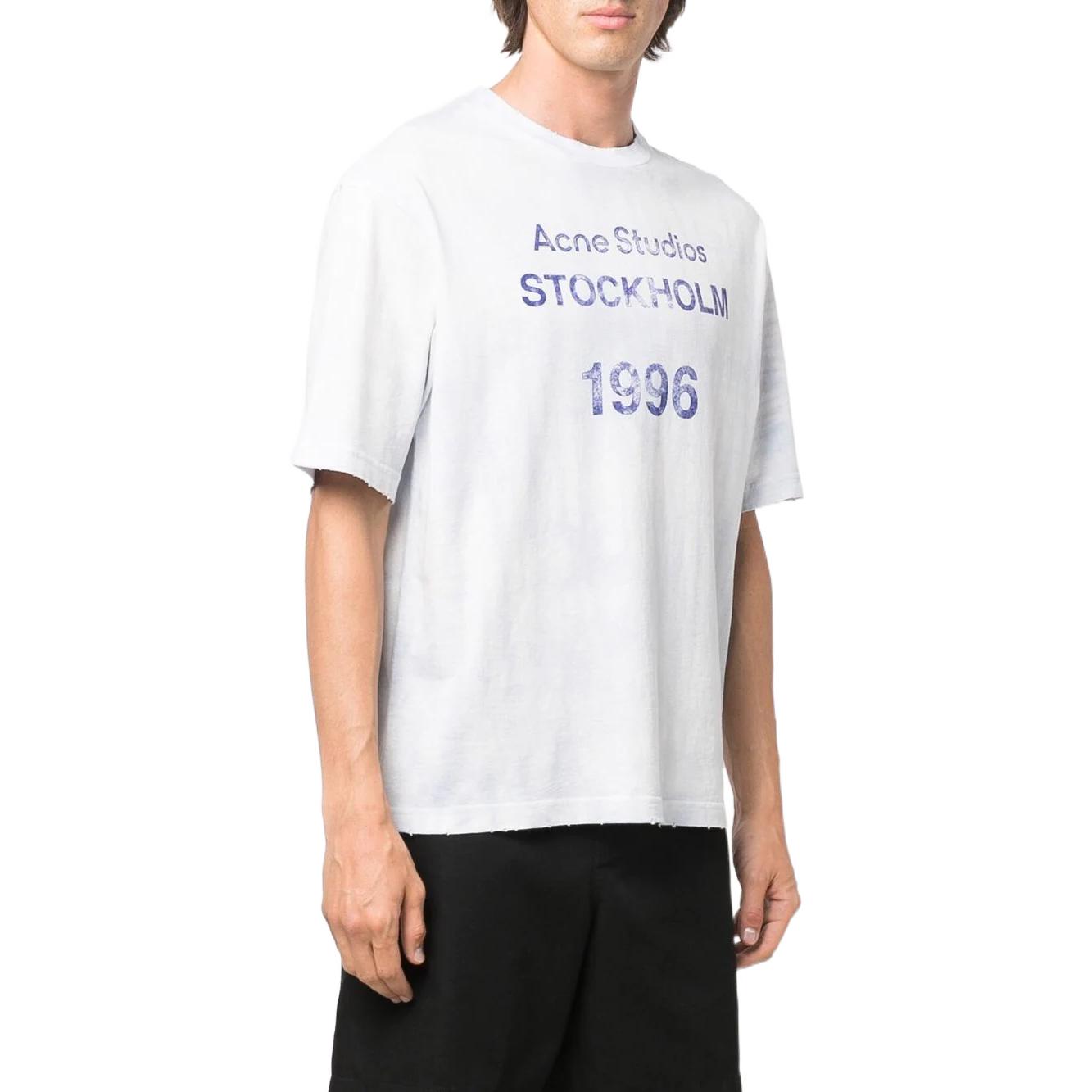 Purchase Acne Studios 男士 SS22 标志印花圆领 T 恤. BL0319-AAV