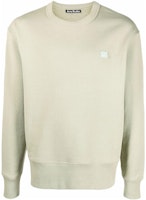 Acne Studios SS22 Logo Graphic Oversized Pullover Sweatshirt Unisex Green. CI0076-CRW Acne Studios SS22 Logo Graphic Oversized Pullover Sweatshirt Unisex Green. CI0076-CRW