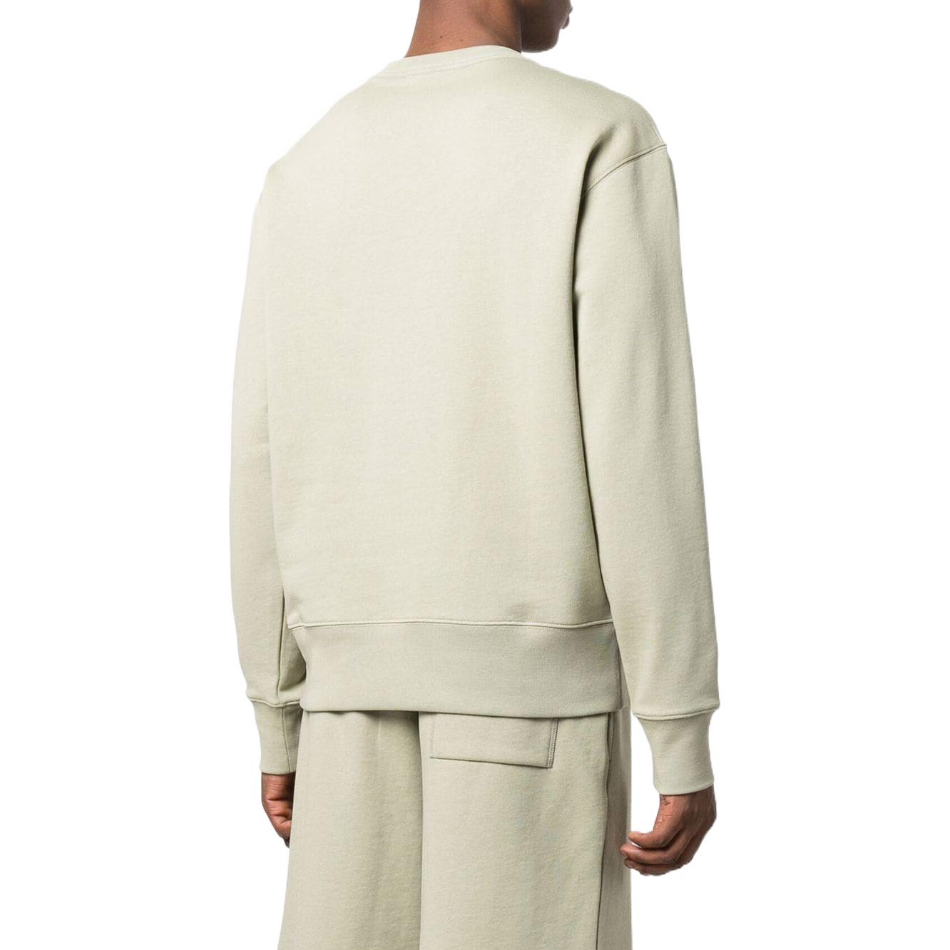 Purchase Acne Studios SS22 綠色Logo圖案寬鬆版套頭衫男女適用款式。 CI0076-CRW