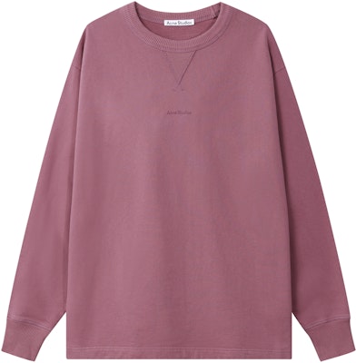 Acne Studios SS22 Logo Print Oversized Crewneck Long Sleeve Sweatshirt Pink Mens. BI0138-ACX Order Acne Studios SS22 Logo Print Oversized Crewneck Long Sleeve Sweatshirt Pink Mens. BI0138-ACX