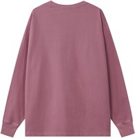 Acne Studios SS22 Sweatshirt Pink Pria Oversized Crewneck Lengan Panjang. BI0138-ACX Lookbook Acne Studios SS22 Sweatshirt Pink Pria Oversized Crewneck Lengan Panjang. BI0138-ACX