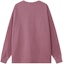 Lookbook Acne Studios SS22 Sweatshirt Pink Pria Oversized Crewneck Lengan Panjang. BI0138-ACX