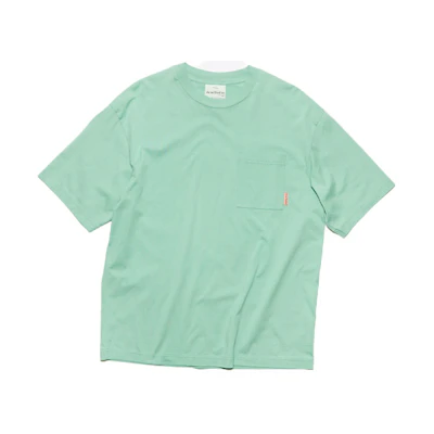 Acne Studios SS22 Mint Green Pocket Crewneck T-Shirt Men’s Short Sleeve BL0214-ABG
