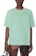 Lookbook 아크네 스튜디오 SS22 민트 그린 포켓 크루넥 반팔 티셔츠 남성용 BL0214-ABG