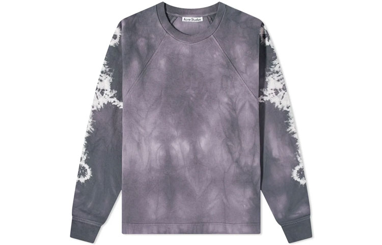 Acne Studios SS22 Purple Crewneck Long Sleeve Sweatshirt BI0160-ADF