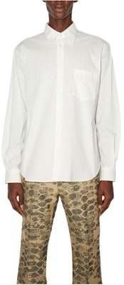 Acne Studios SS22 Solid Color Button-Up Long Sleeve Shirt White Menswear BB0428-100 Buy Acne Studios SS22 Solid Color Button-Up Long Sleeve Shirt White Menswear BB0428-100