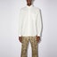 Shop Acne Studios SS22 Solid Color Button-Up Long Sleeve Shirt White Menswear BB0428-100
