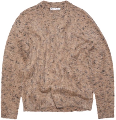Acne Studios SS22 Speckled Knit Crewneck Pullover Sweater Brown . B60264-BLG Order Acne Studios SS22 Speckled Knit Crewneck Pullover Sweater Brown . B60264-BLG